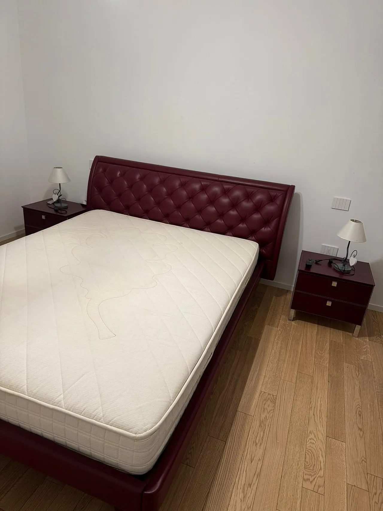 Bluemoon bed, bedside tables and armchair by Poltrona Frau, 2000s 1