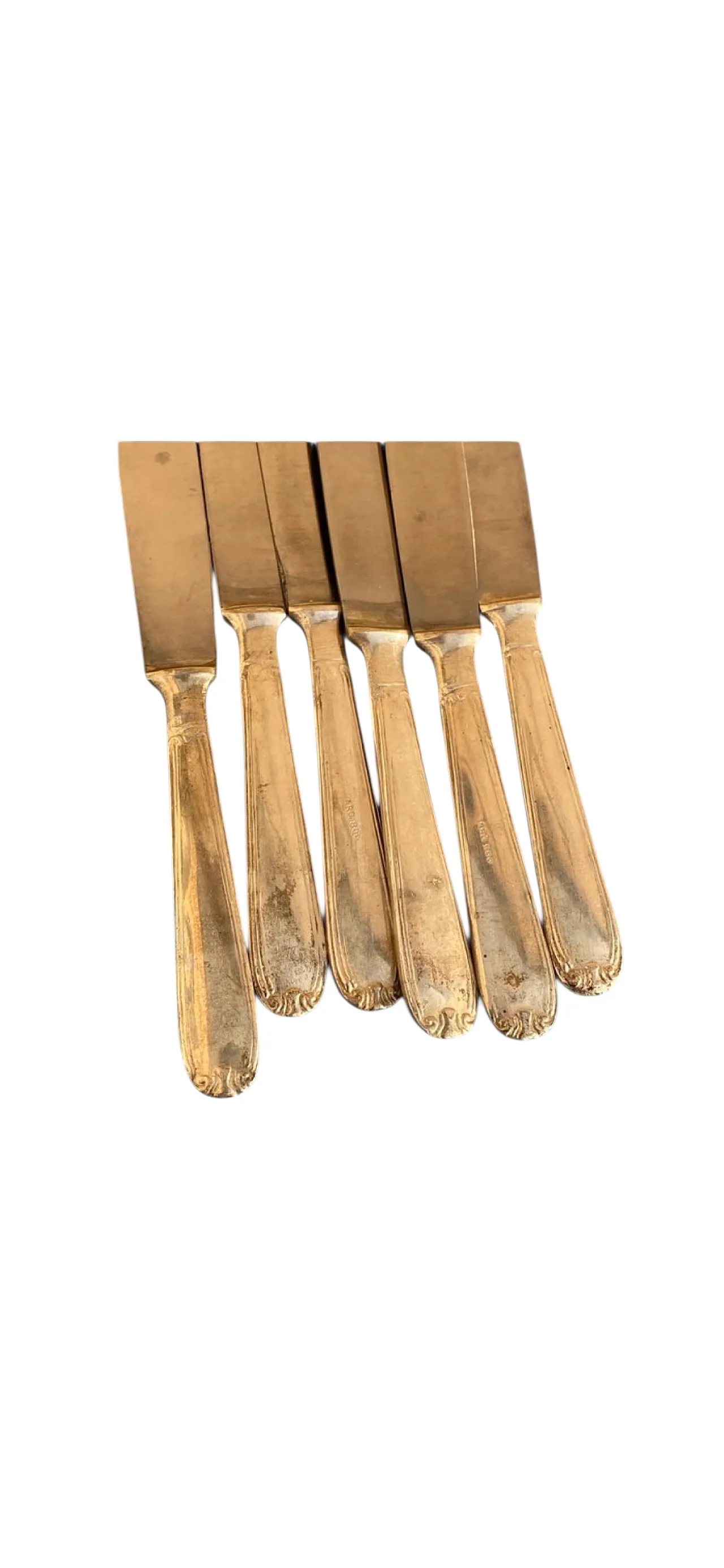 Servizio da 42 pezzi in argento per 6 persone, anni '20 5