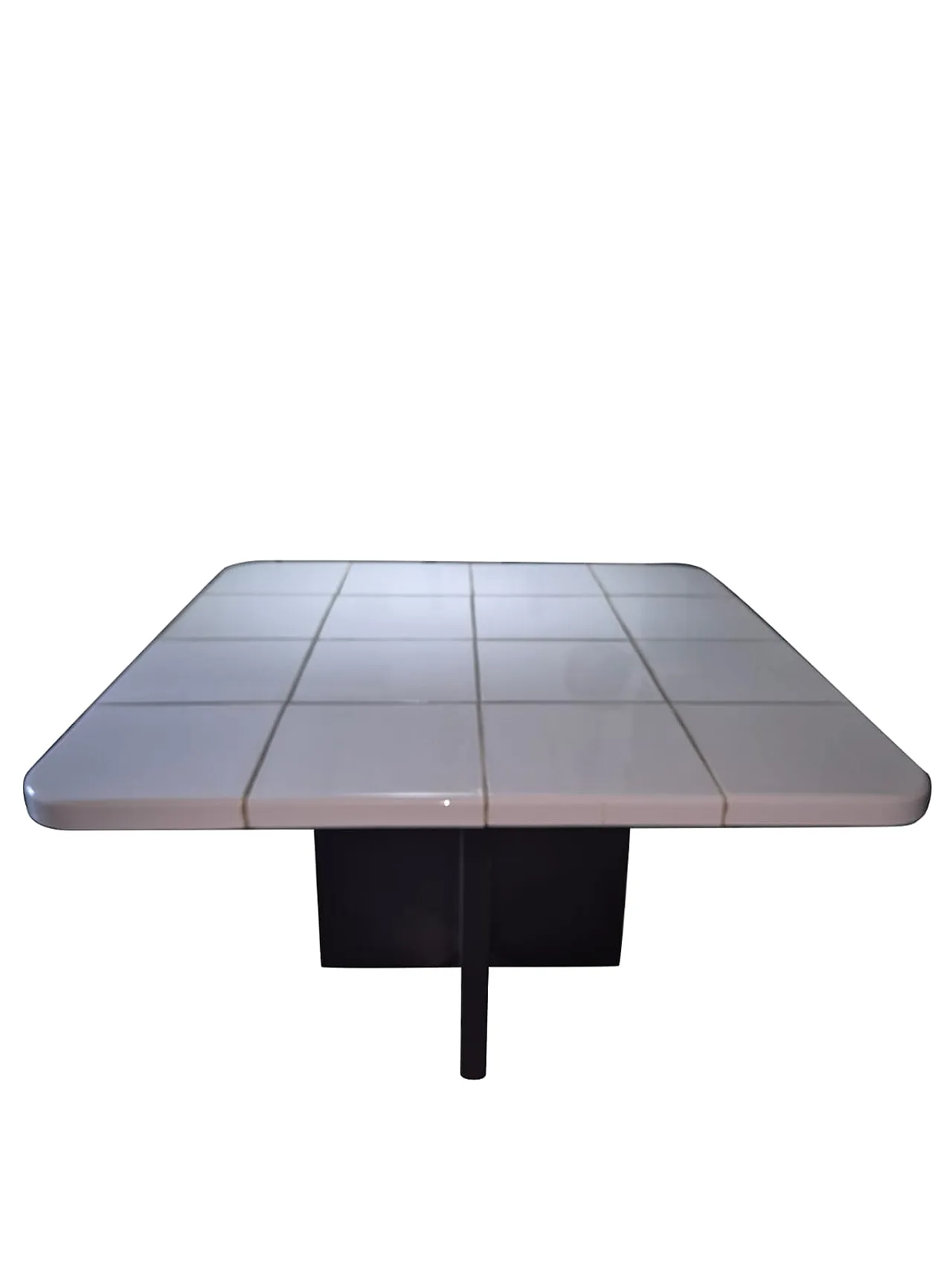 Tavolo  in ceramica e metallo, anni ’70 10