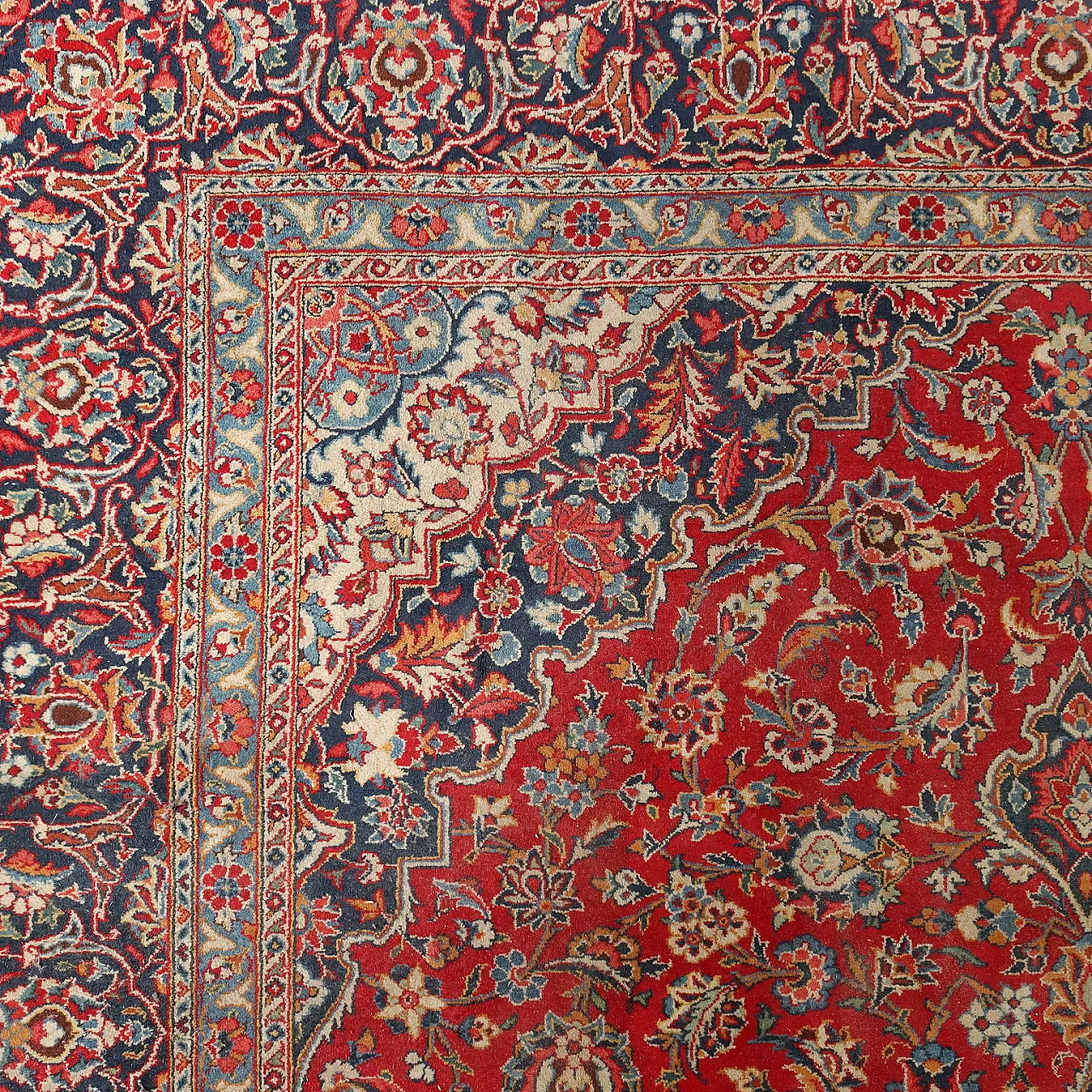 Tappeto Keshan - Iran in lana e cotone, '900 6