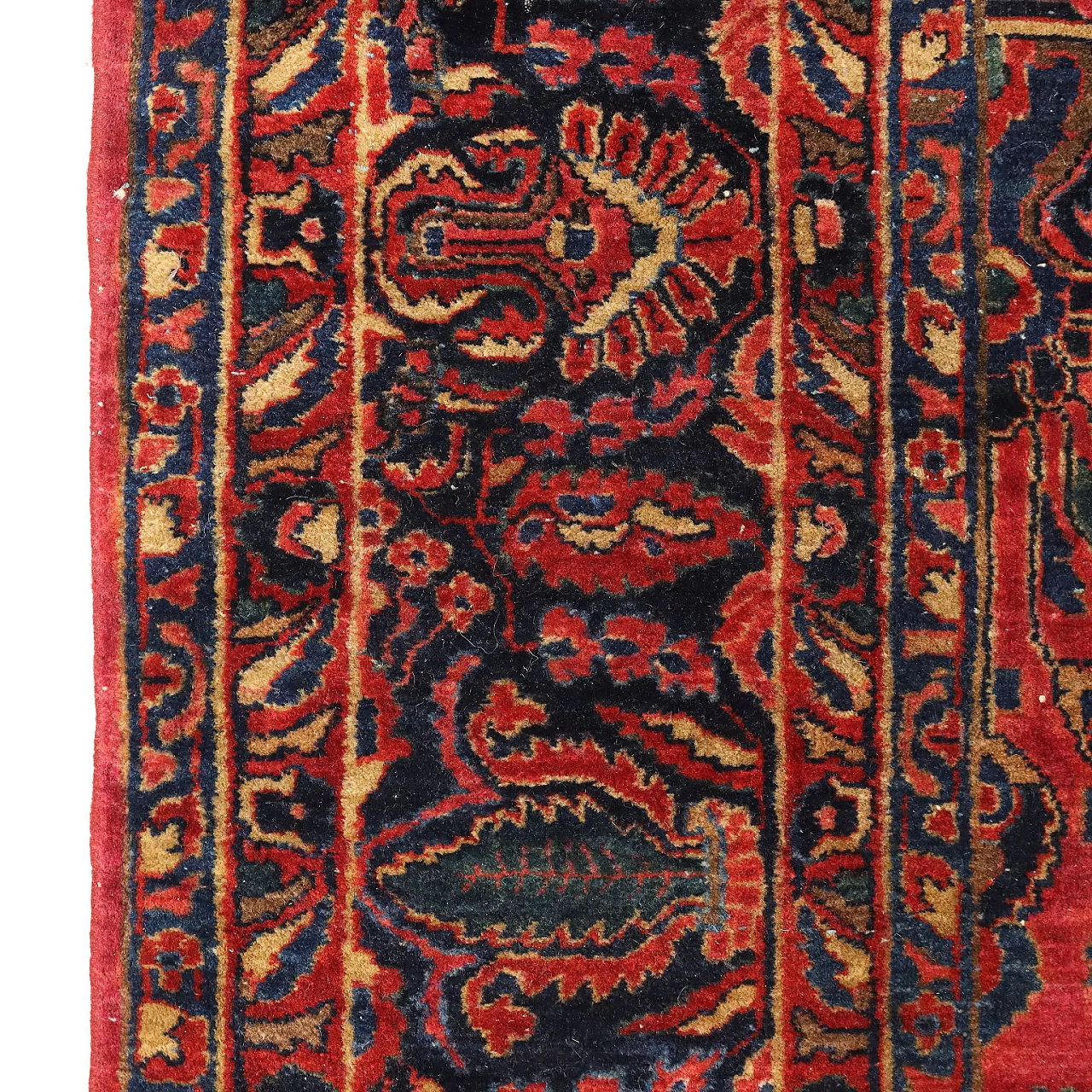 Saruk American cotton and wool rug 7