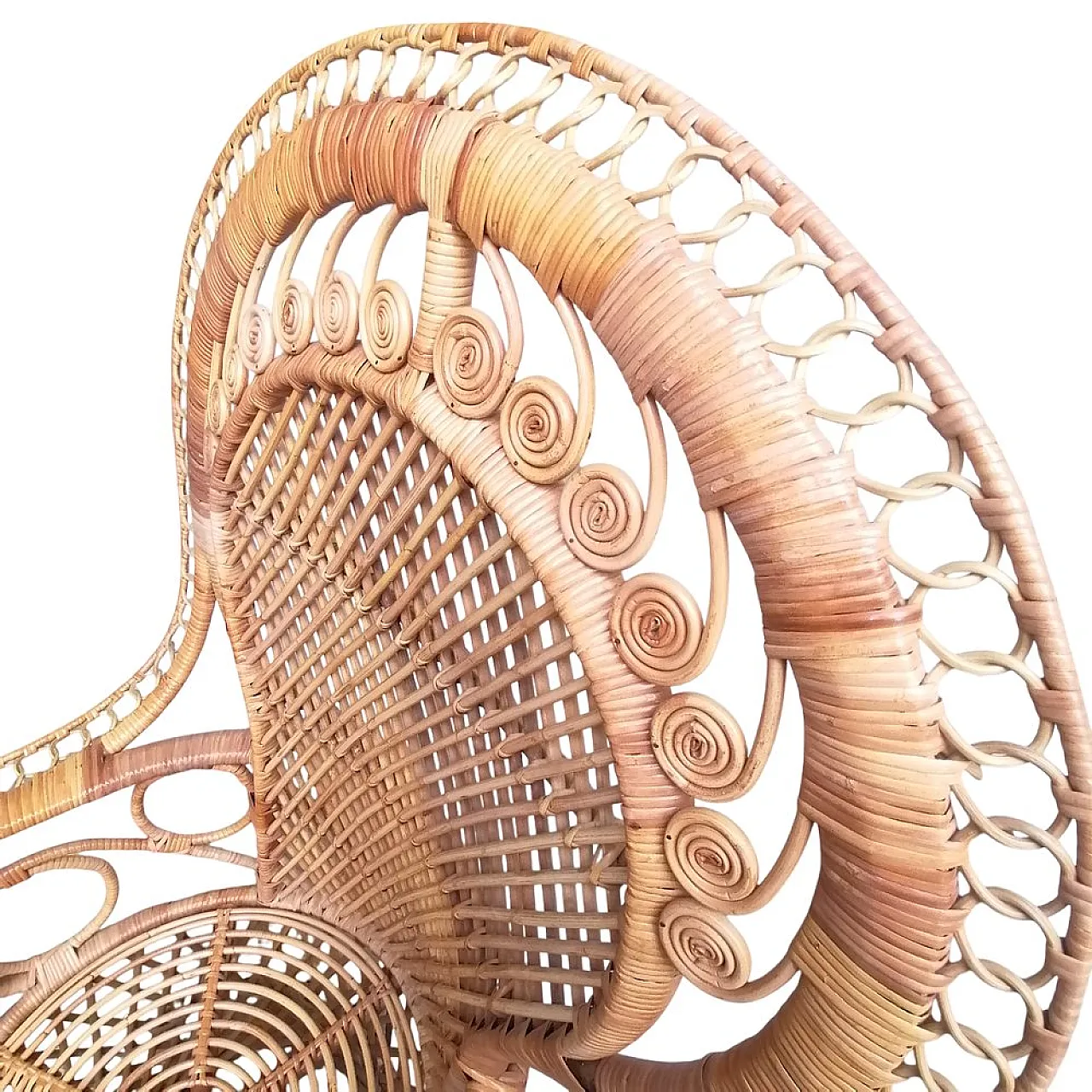 Poltrona "Peacock", o poltrona Emmanuelle, 1970s 6