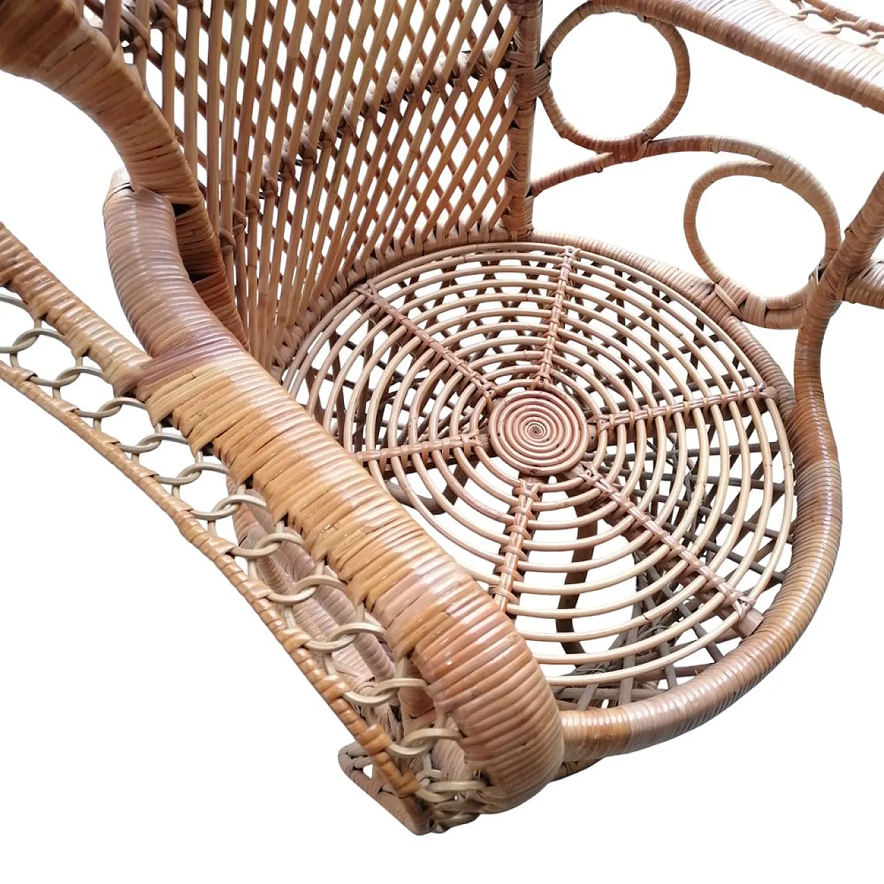 Poltrona "Peacock", o poltrona Emmanuelle, 1970s 9