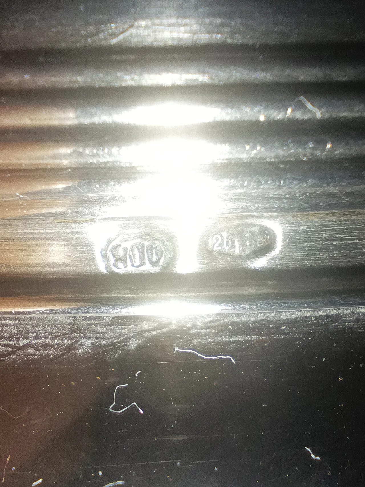 Table Centerpiece Murano Glass Bowl silver, 50s 3