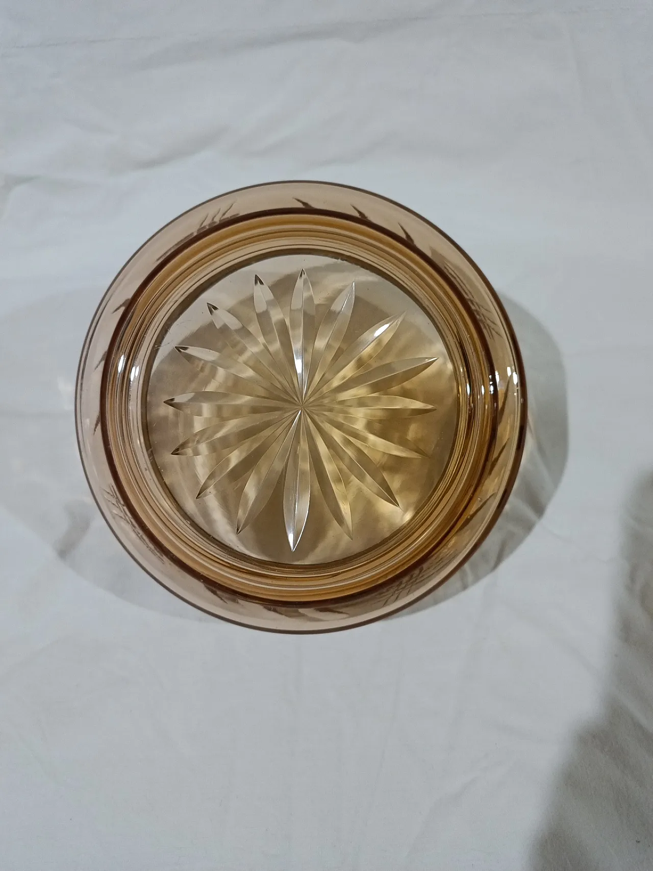 Table Centerpiece Murano Glass Bowl silver, 50s 18