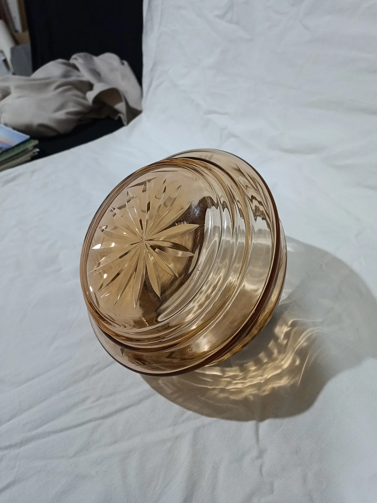 Table Centerpiece Murano Glass Bowl silver, 50s 19