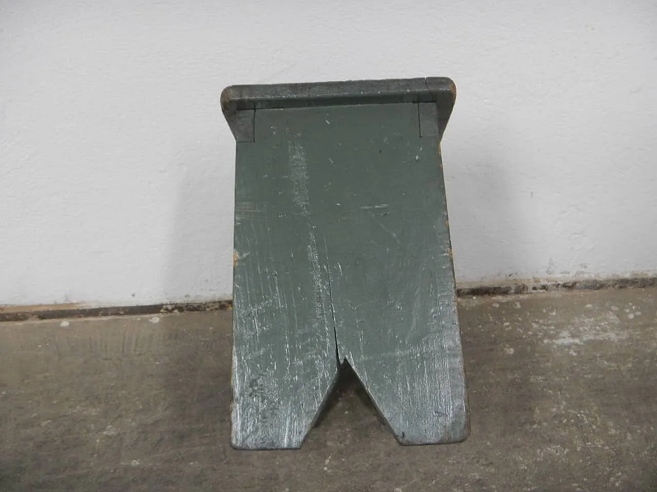 Sgabello di appoggio in legno di abete 1960 9