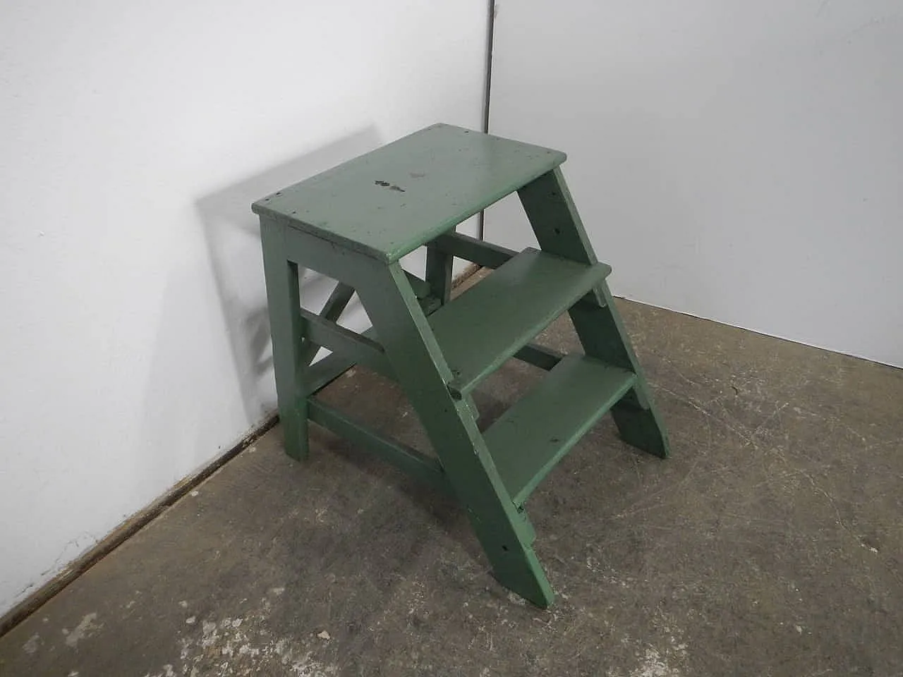 Ladder stool in fir wood 1960 3