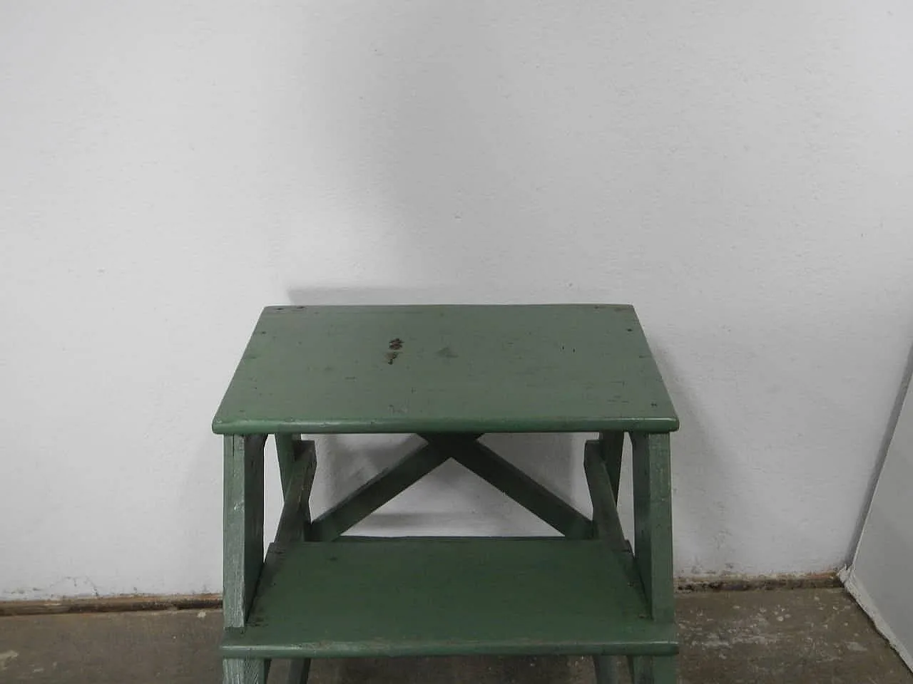 Ladder stool in fir wood 1960 7