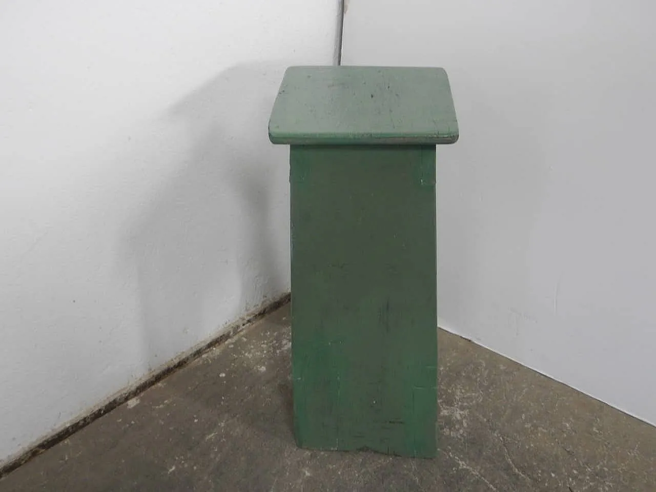 Sgabello in legno di abete 1960 5