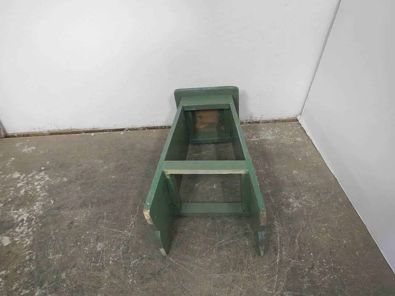 Sgabello in legno di abete 1960 8