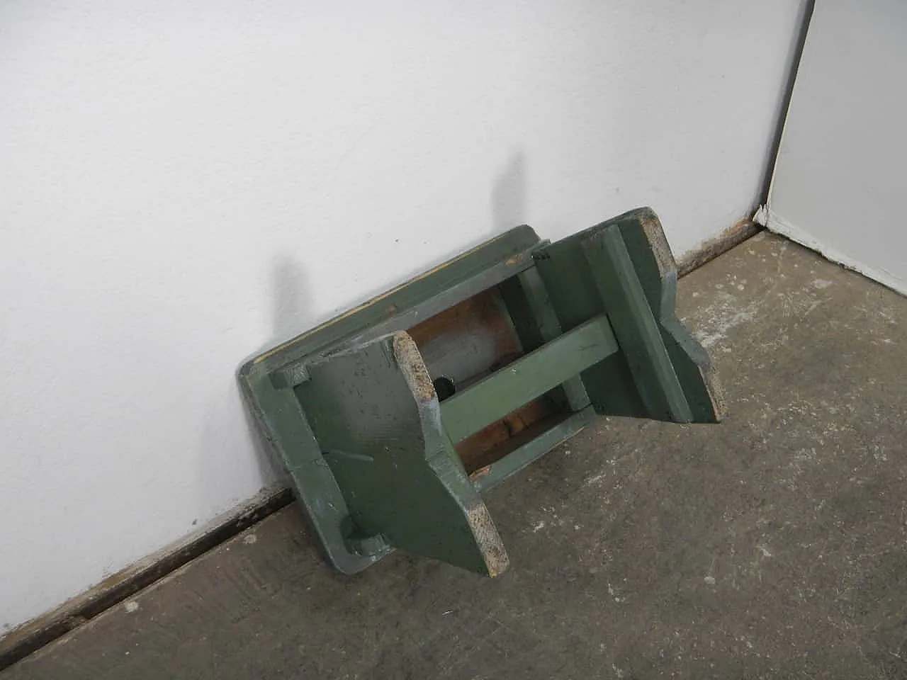 Sgabello di appoggio in legno di abete 1960 7