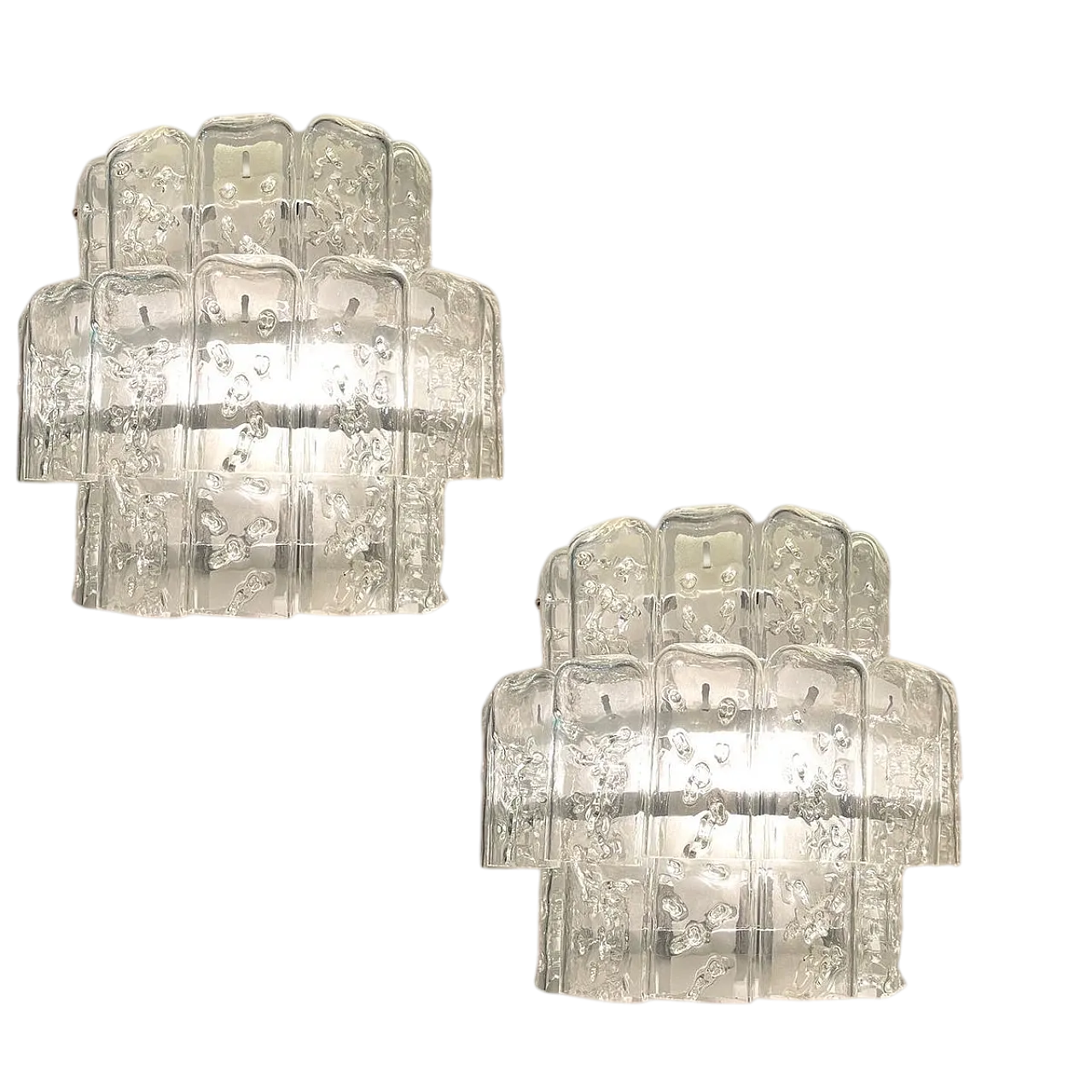 Pair of Italian Murano Glass Sconces by Toni Zuccheri, 70s 10