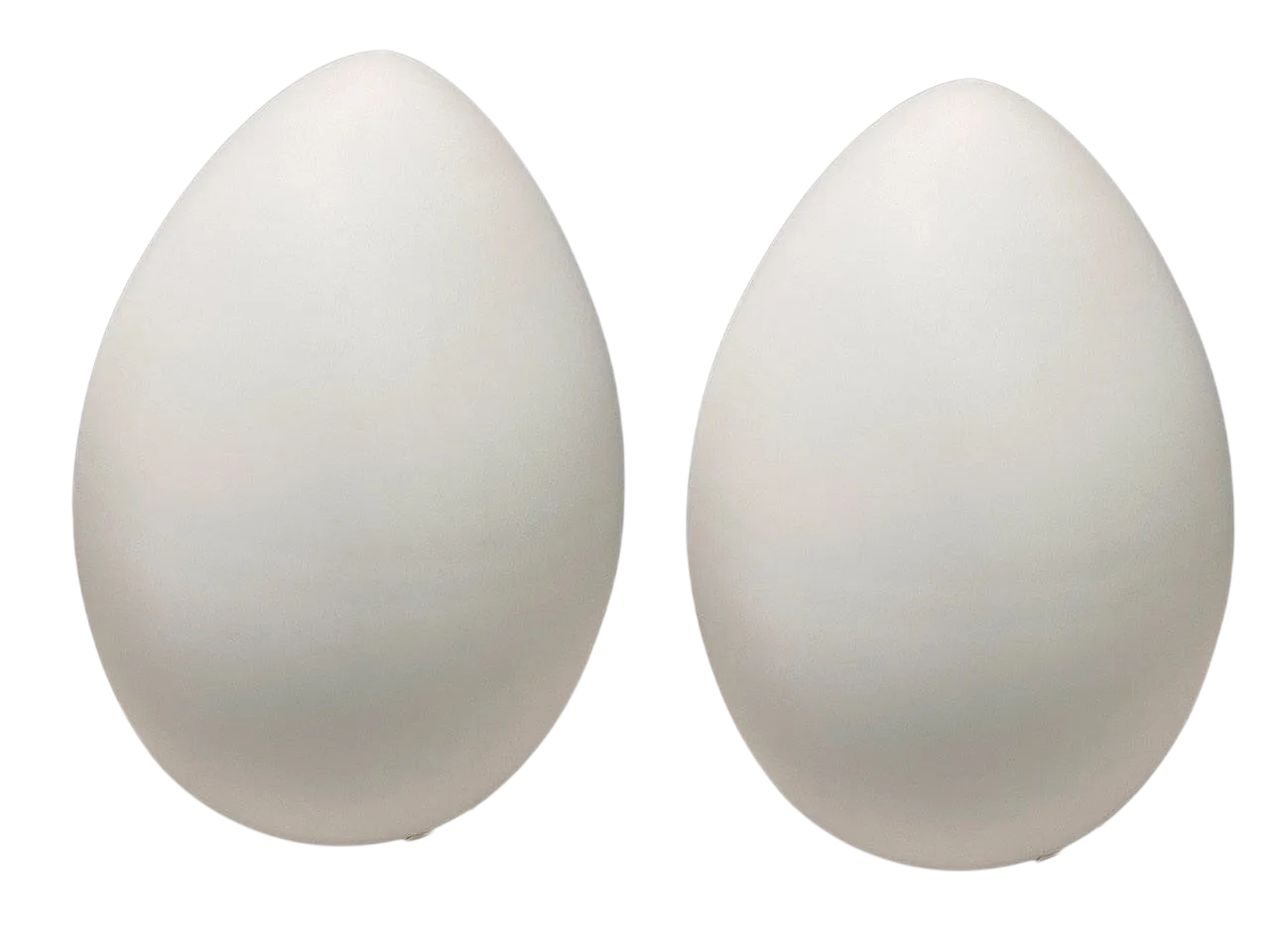 Pair of Murano glass egg-shaped lamps, 1970s 9