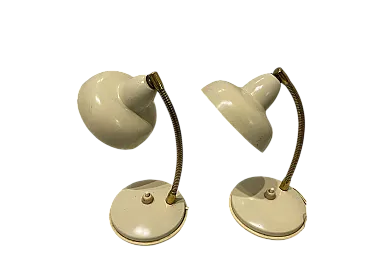 Vintage Italian desk lamps, 1960s, set of 2