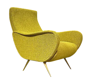 Poltrona Lady stile Marco Zanuso, anni '50