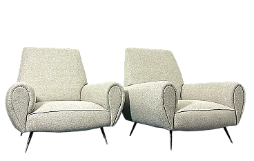 Coppia di Poltrone di Gigi Radice per Minotti, Anni '50