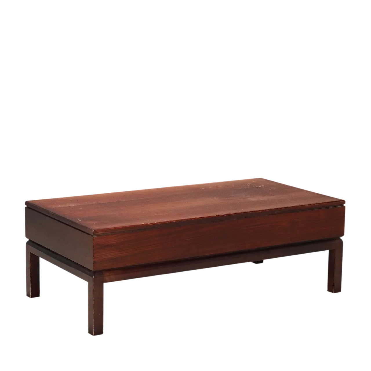 Tavolino in legno impiallacciato in legno esotico, '900 9