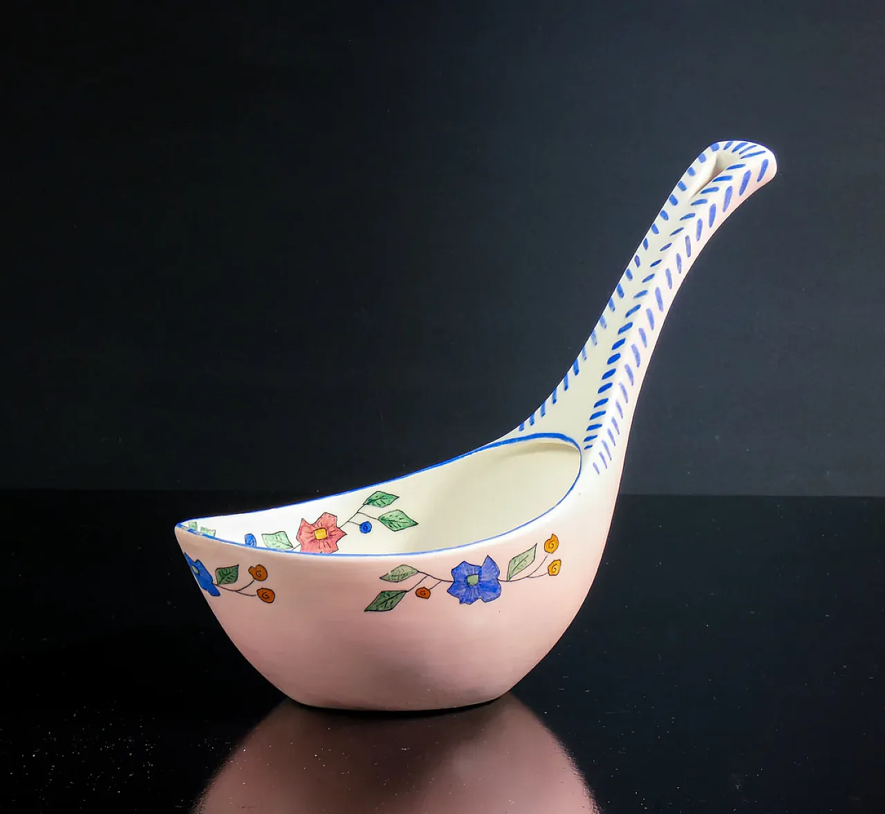 Pair of hand-painted ceramic coin jars by Lenci, 1930s 2