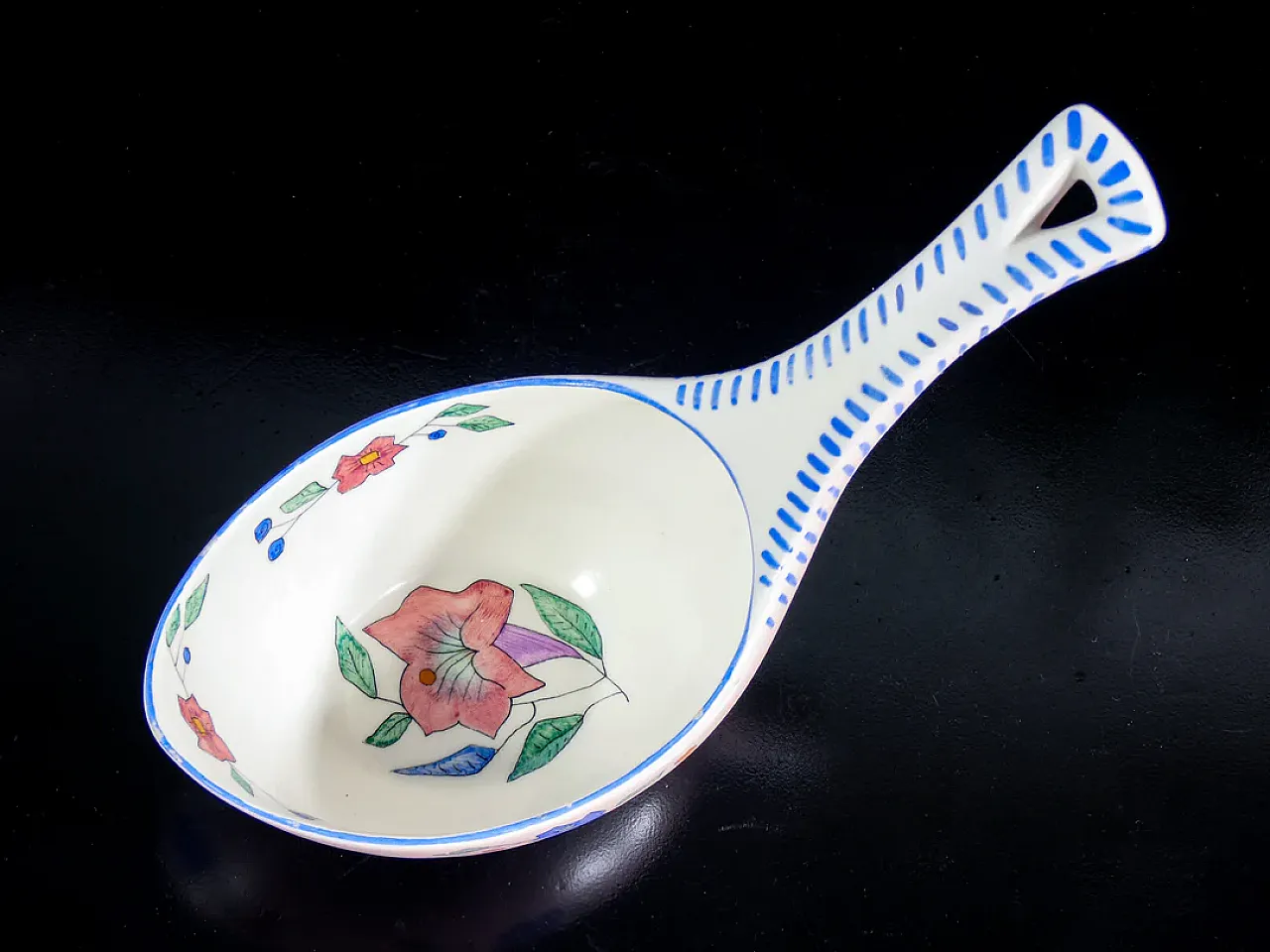 Pair of hand-painted ceramic coin jars by Lenci, 1930s 3