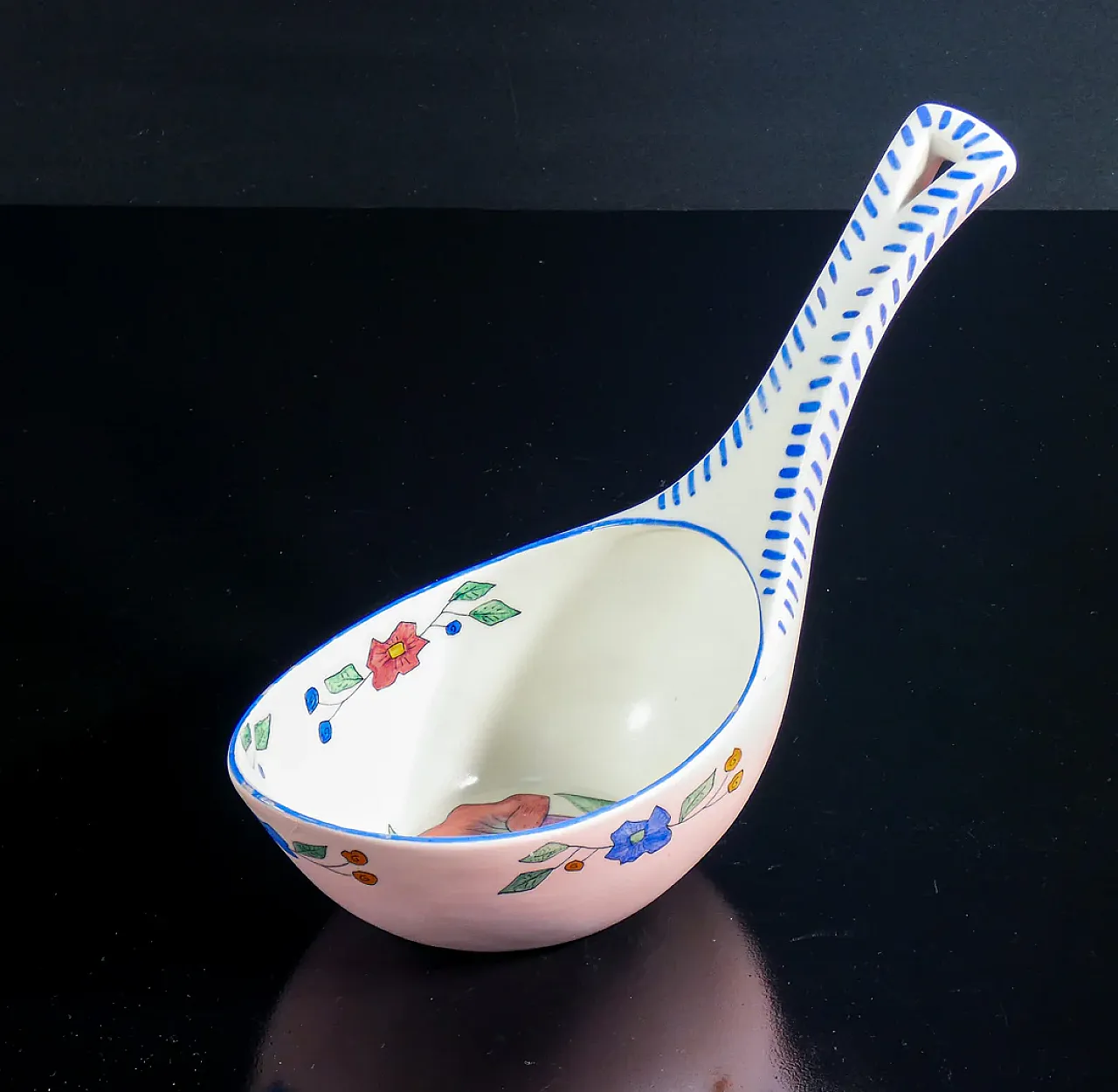 Pair of hand-painted ceramic coin jars by Lenci, 1930s 4