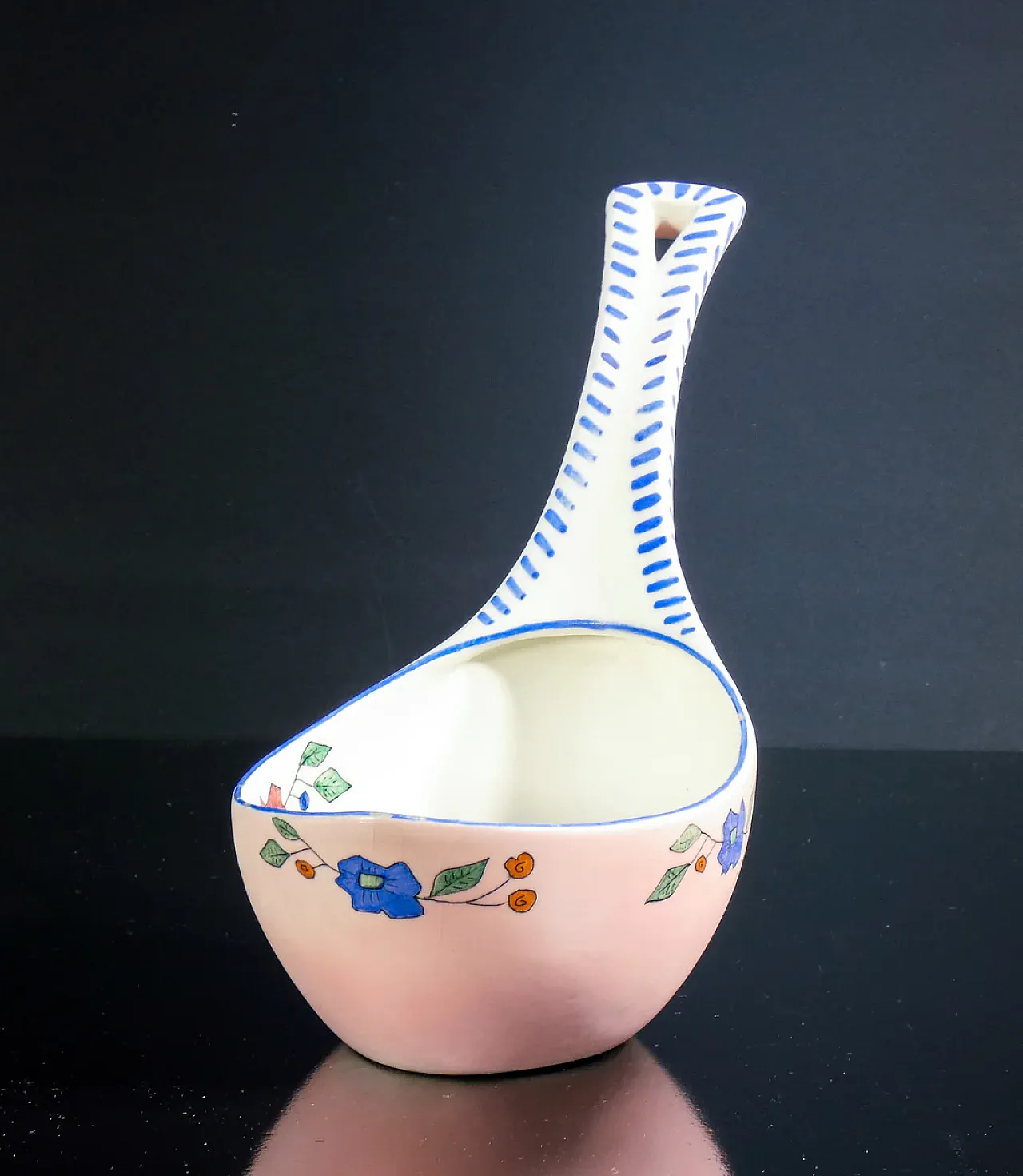 Pair of hand-painted ceramic coin jars by Lenci, 1930s 5