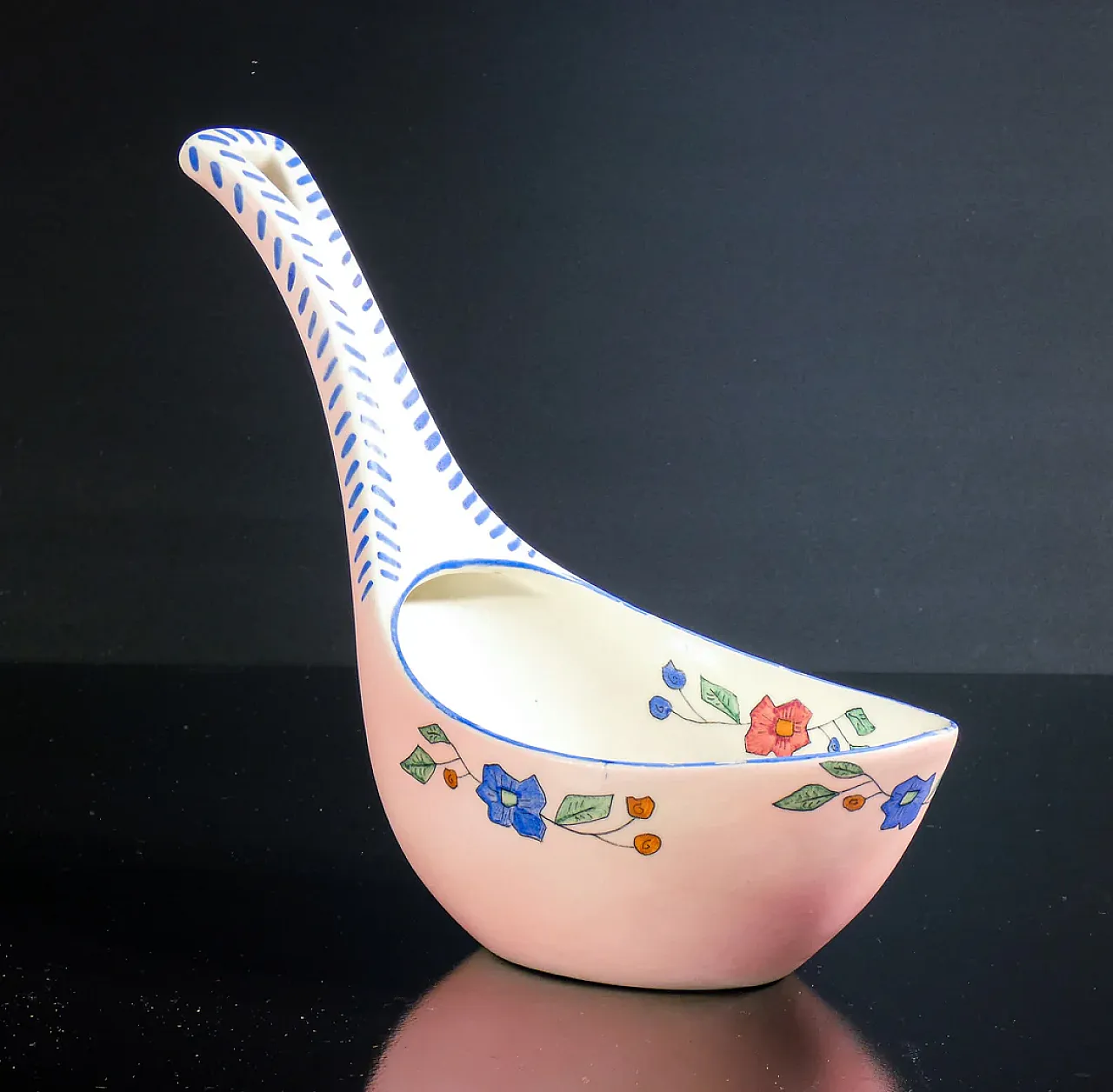 Pair of hand-painted ceramic coin jars by Lenci, 1930s 6