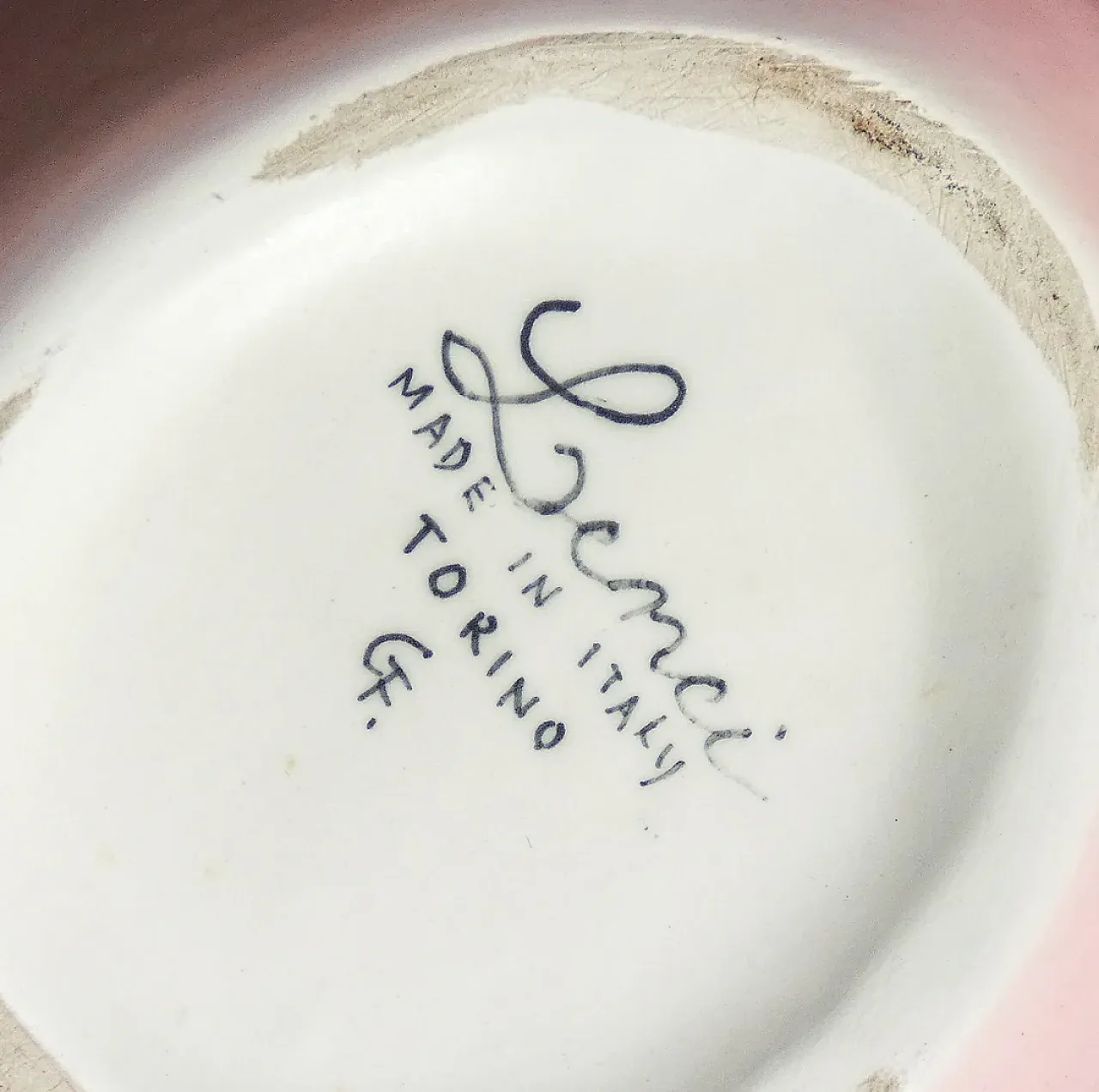 Pair of hand-painted ceramic coin jars by Lenci, 1930s 7