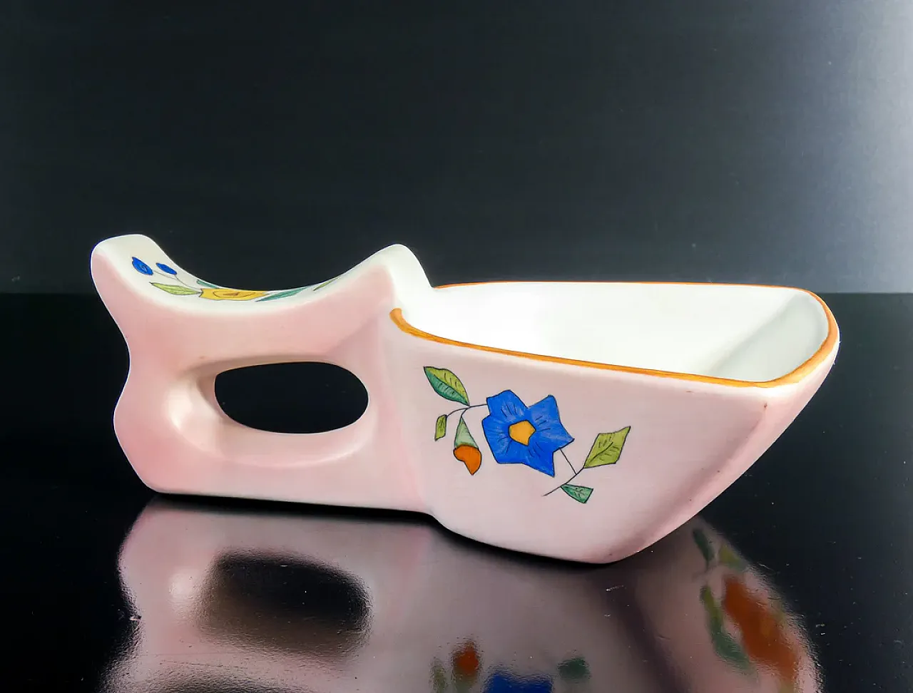 Pair of hand-painted ceramic coin jars by Lenci, 1930s 9