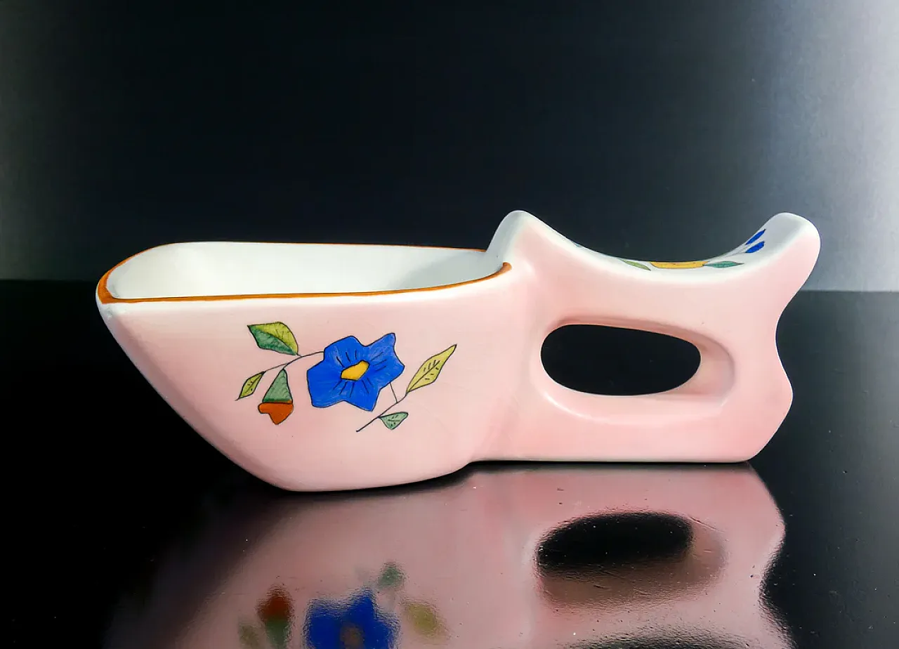 Pair of hand-painted ceramic coin jars by Lenci, 1930s 10