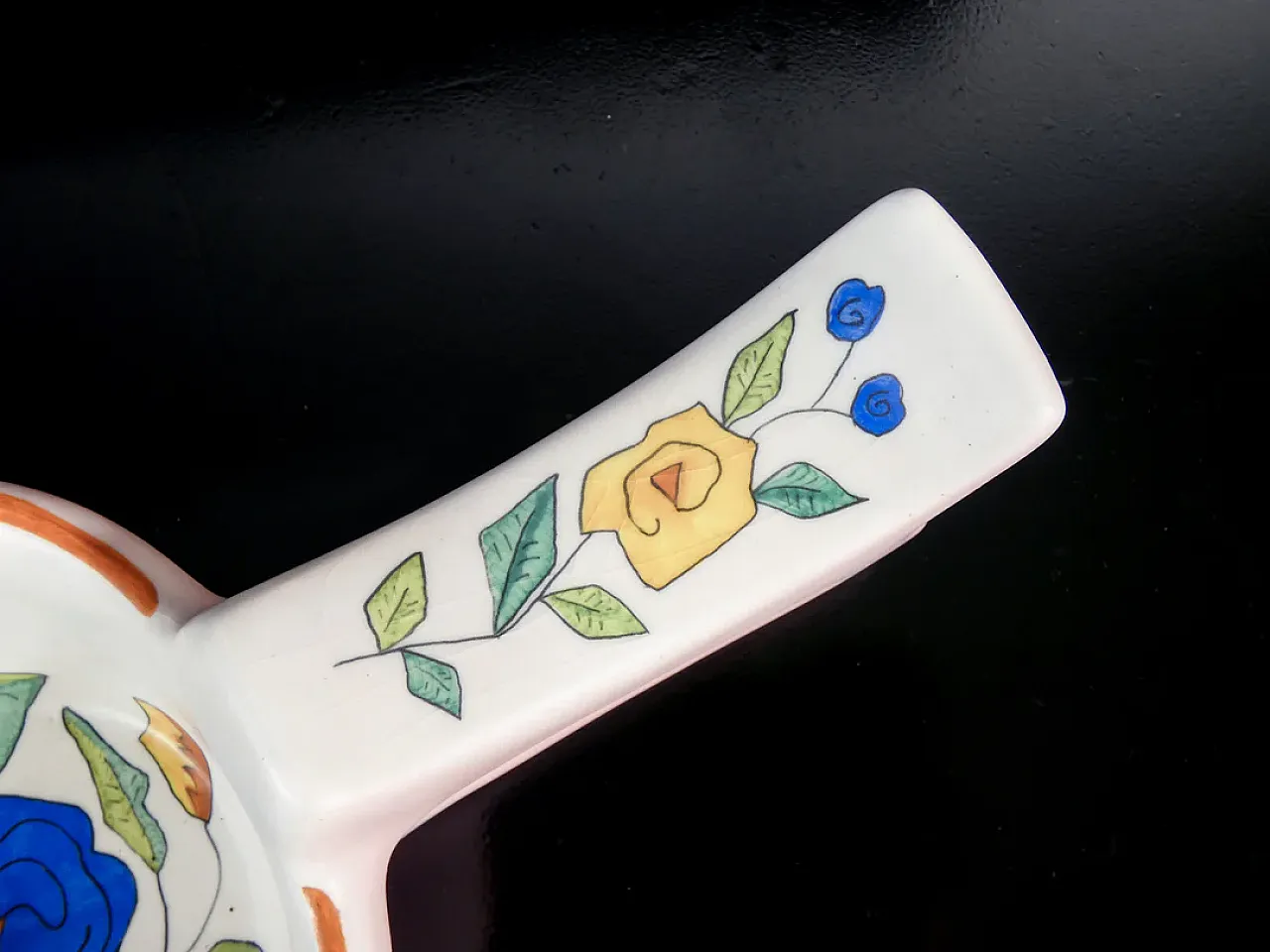 Pair of hand-painted ceramic coin jars by Lenci, 1930s 14