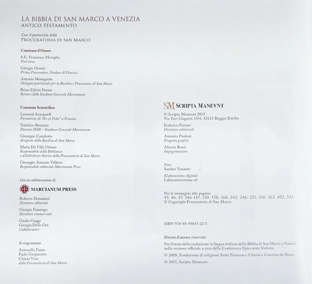 Bible of Saint Mark, Old Testament, 2000s 10