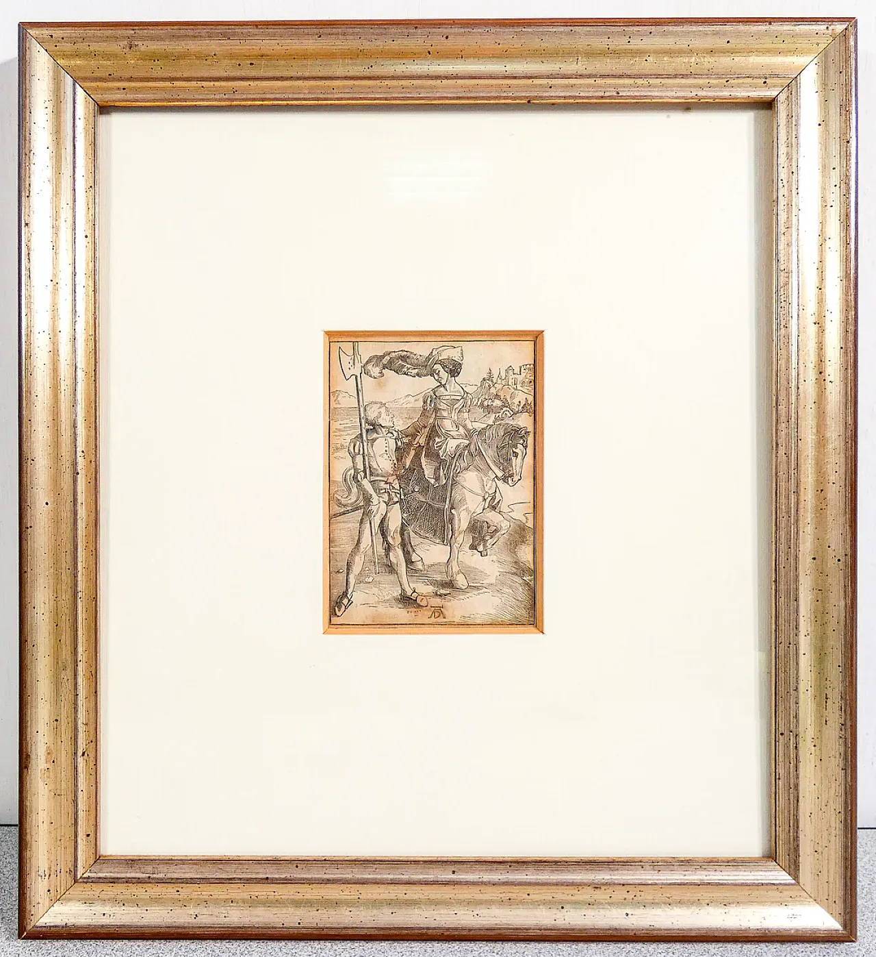 Dama a cavallo con Lanzichenecco, di Albrecht DÜRER, '400 1