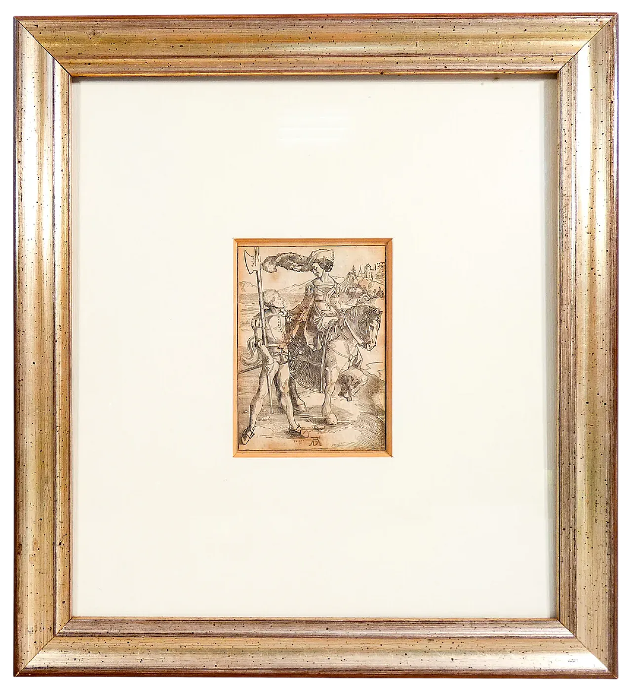 Dama a cavallo con Lanzichenecco, di Albrecht DÜRER, '400 8