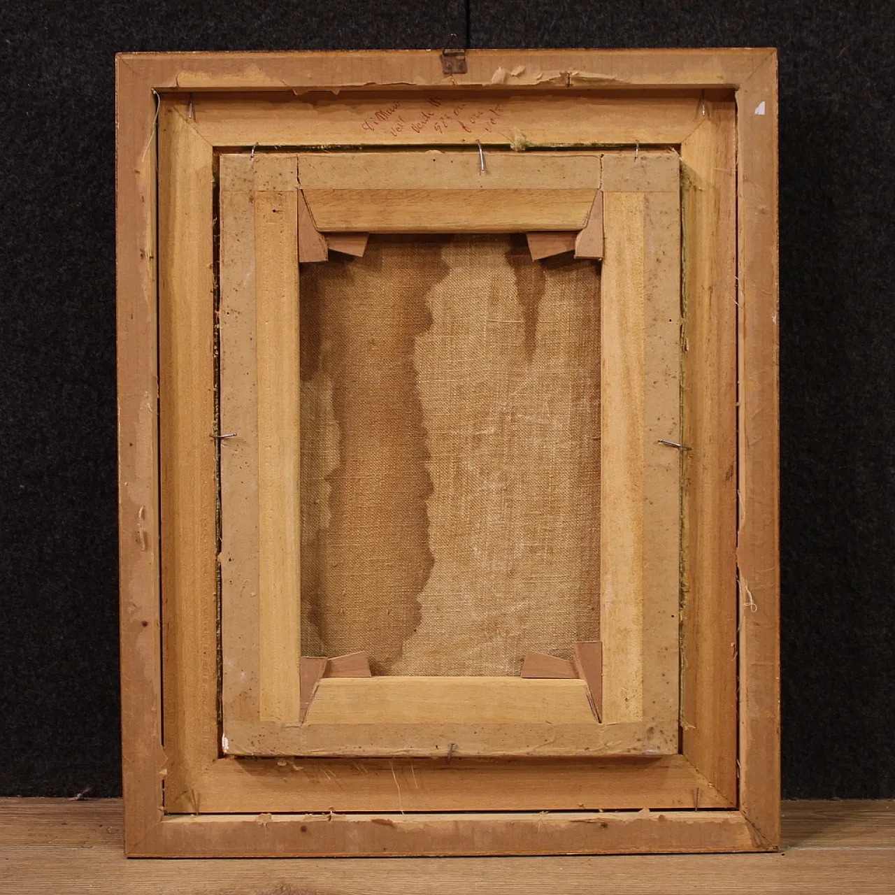 Italian painting Christ with angels, 17th century 10