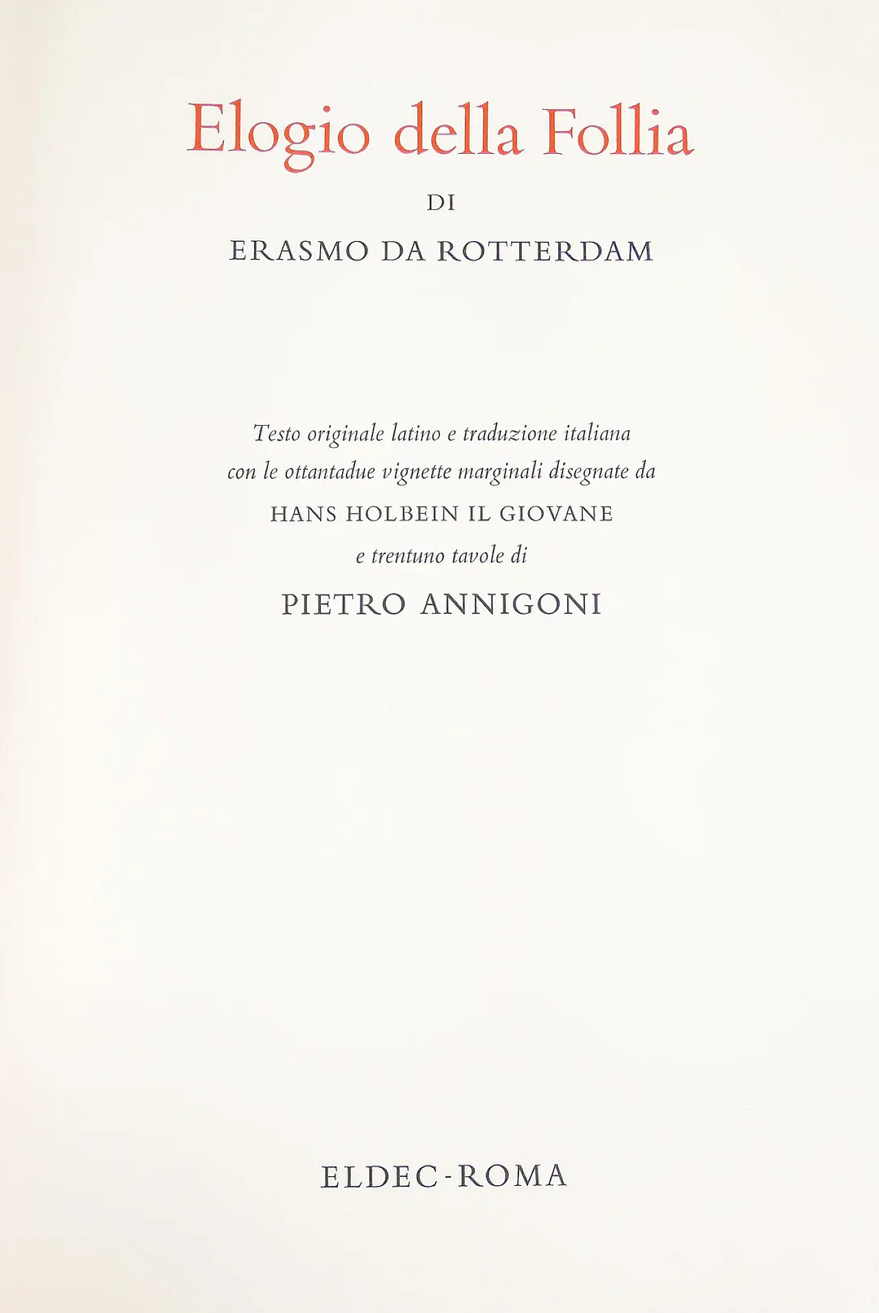 Praise of Folly by Erasmus of Rotterdam, 1970s 3