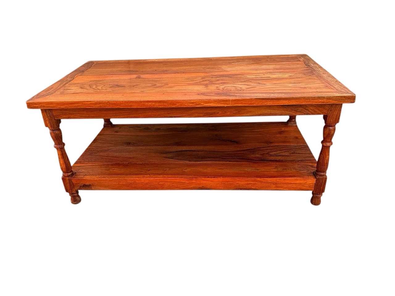 Tavolino in teak da salotto, anni '90 15