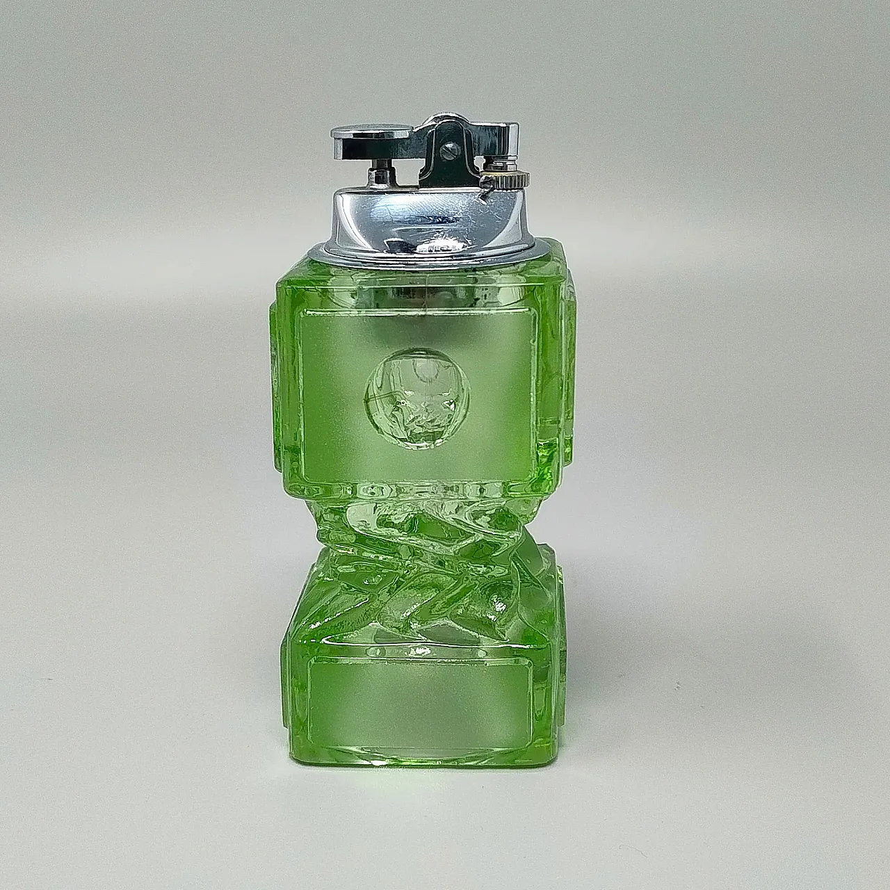 Green smoking set By Antonio Imperatore in Murano glass, 1970s 4