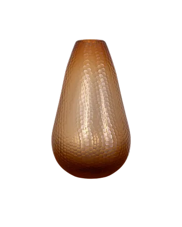 Hammered Murano glass vase by Carlo Scarpa for Venini, 1950s