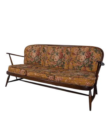 Wooden sofa by L. Ercolani for Ercol, 1960s