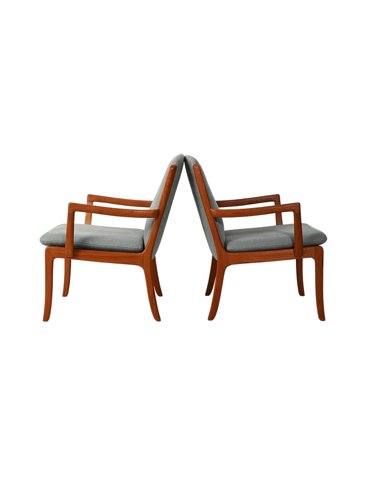 Pair of Senator armchairs by Ole Wanscher per Caso, 60s 11
