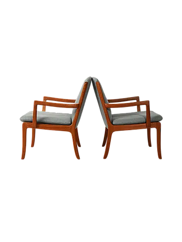 Pair of Senator armchairs by Ole Wanscher per Caso, 60s