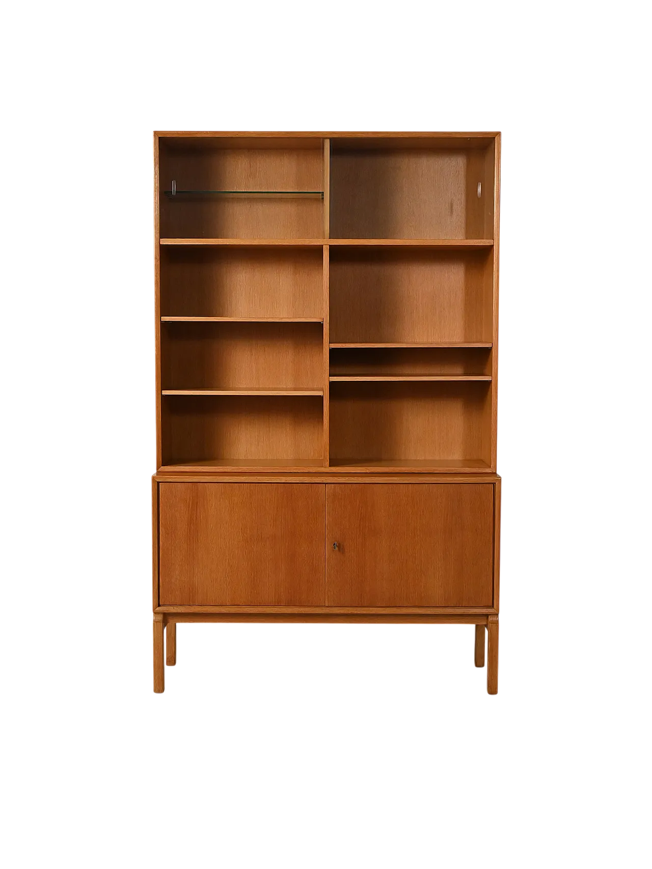 Bookcase with display cabinet by Marian Grabinsky for IKEA 11