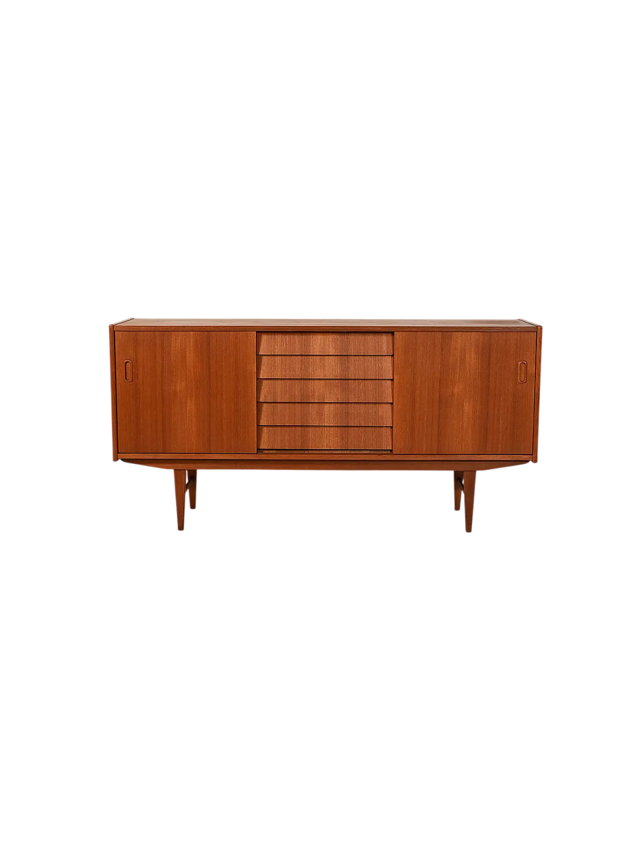 Scandinavian sideboard with tin drawers from the 50s/60s 11
