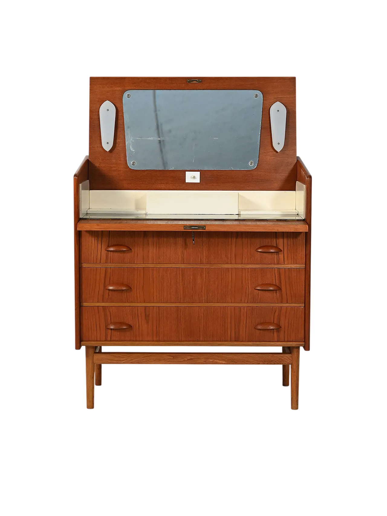 Dressing table with Scandinavian teak chest of drawers from the 1950s/60s 14