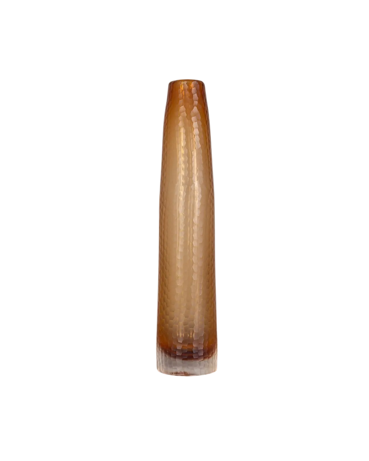 Vaso in vetro di Murano martellato di C. Scarpa per Venini, anni '50 8