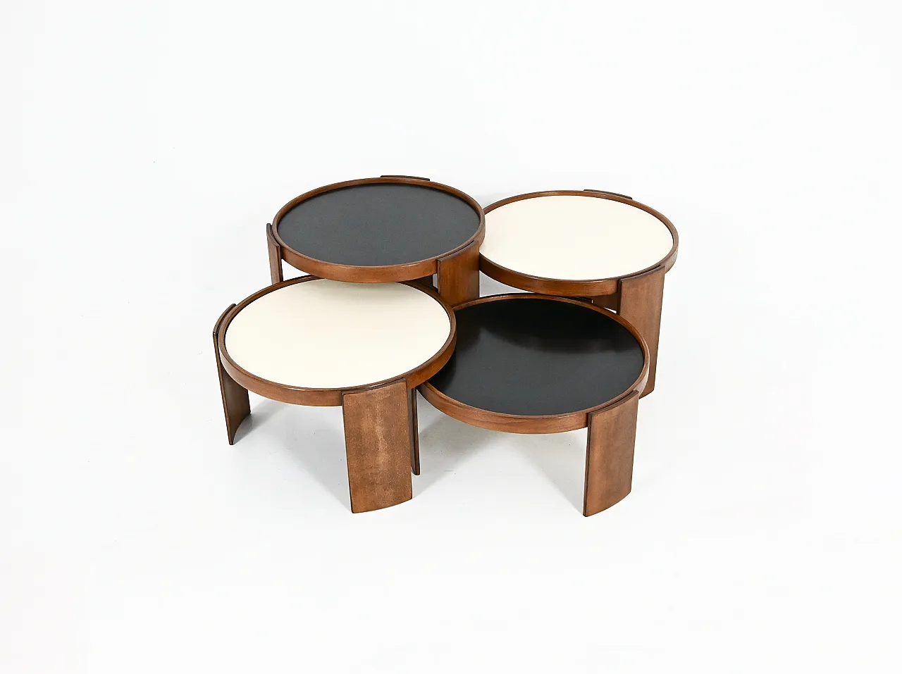 Nesting tables 780 by Gianfranco Frattini for Cassina, 1960s 2