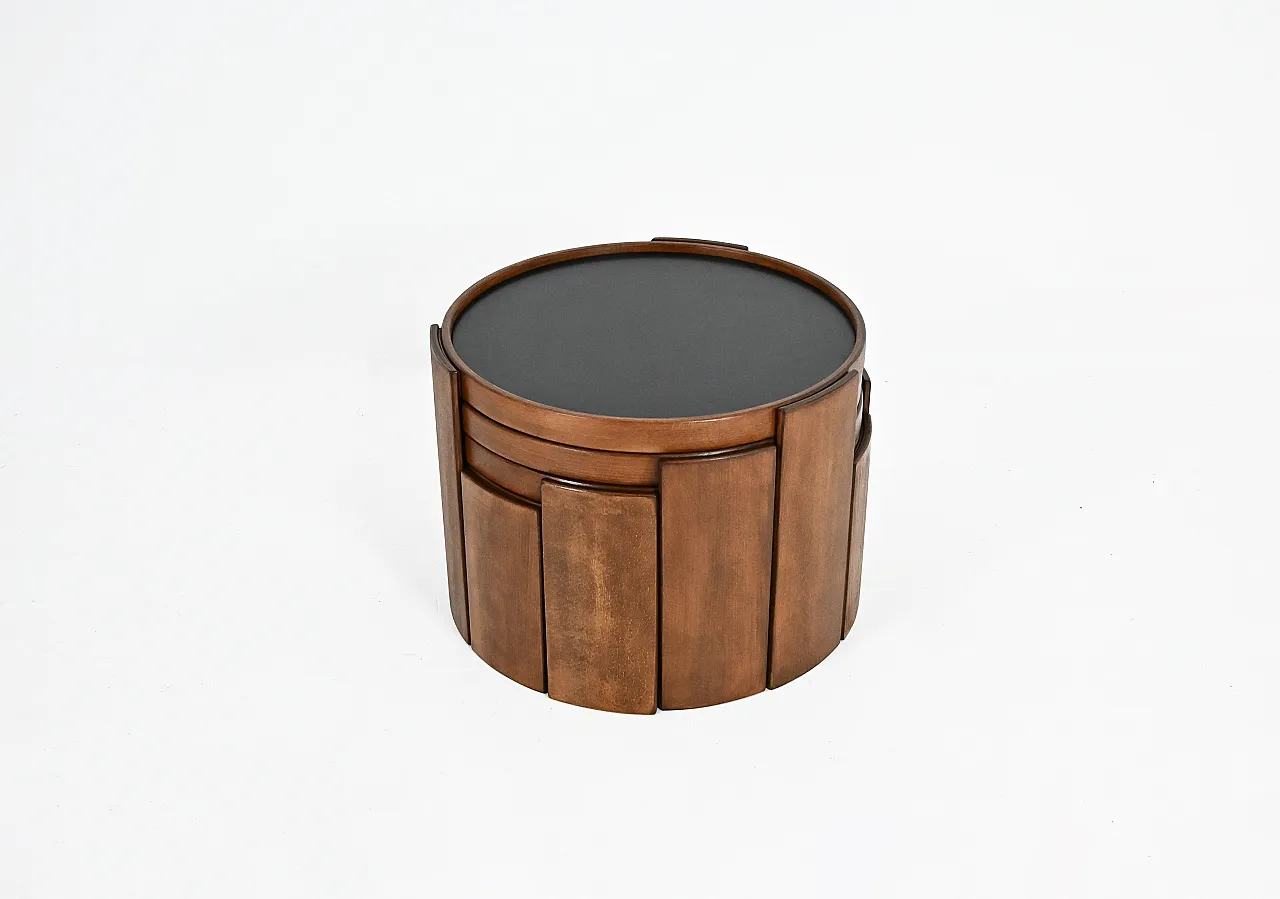 Nesting tables 780 by Gianfranco Frattini for Cassina, 1960s 4