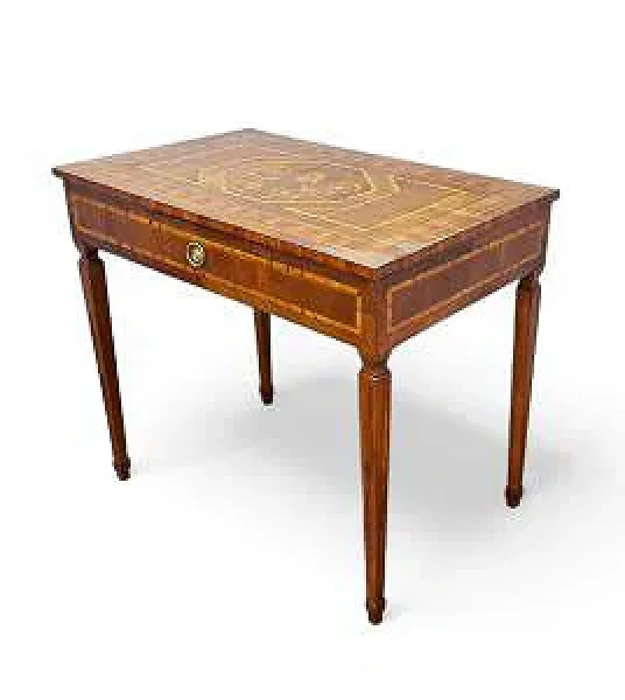 Louis XVI writing desk veneered in walnut and cherry, mid-18th century 2