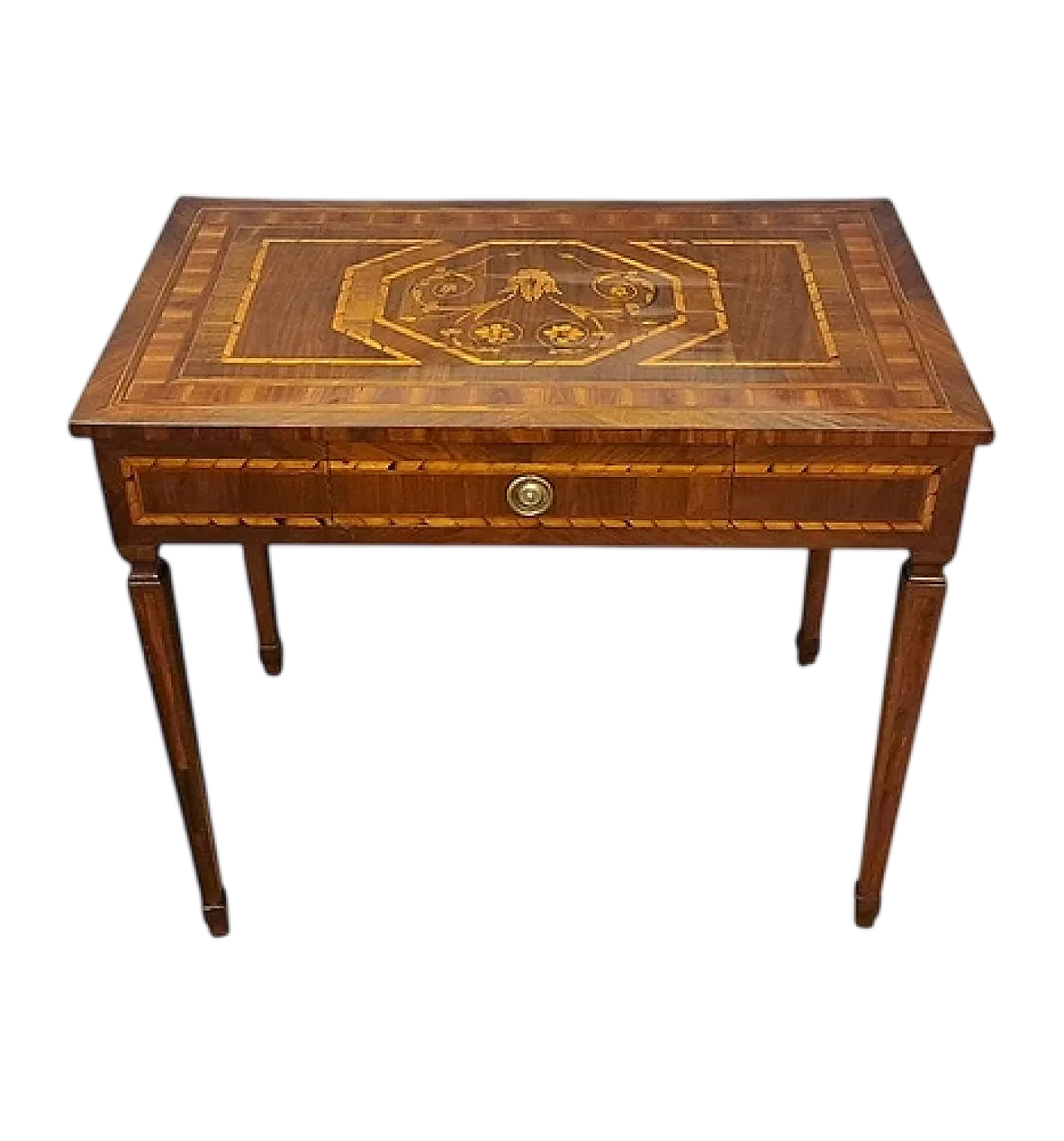 Louis XVI writing desk veneered in walnut and cherry, mid-18th century 9